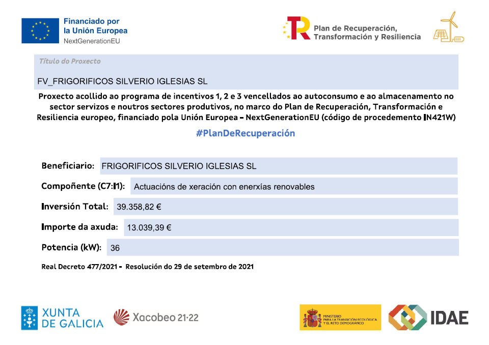 Subvención Enerxias Renovables